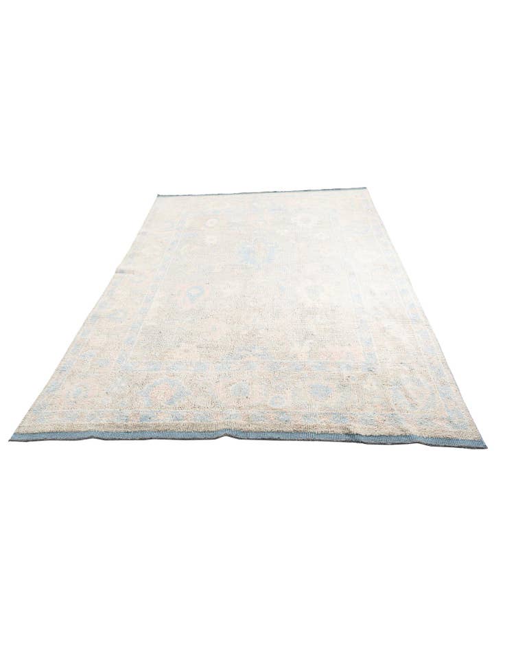 Detail image of 8' x 10' 3 Hand Knotted Moroccan Wool Rug