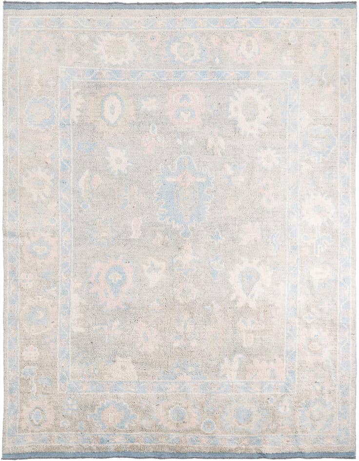 Detail image of 8' x 10' 3 Hand Knotted Moroccan Wool Rug