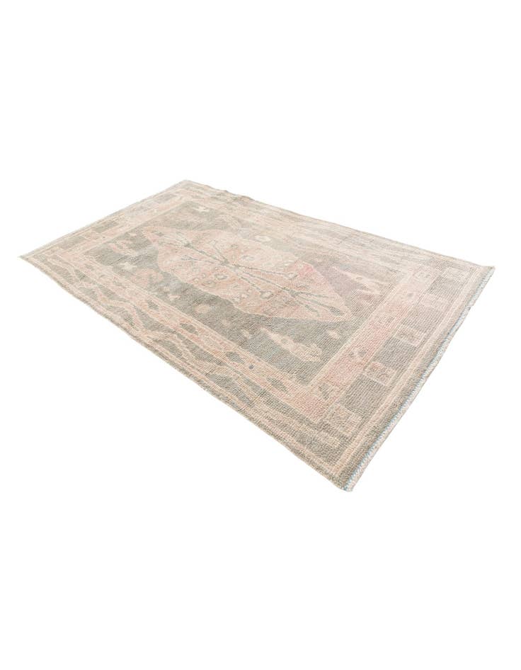 Detail image of 4' 10 x 8' Hand Knotted Moroccan Wool Rug