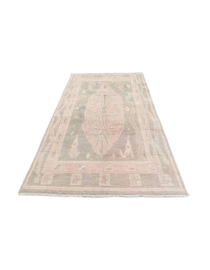 Detail image of 4' 10 x 8'  Hand Knotted Moroccan Wool Rug