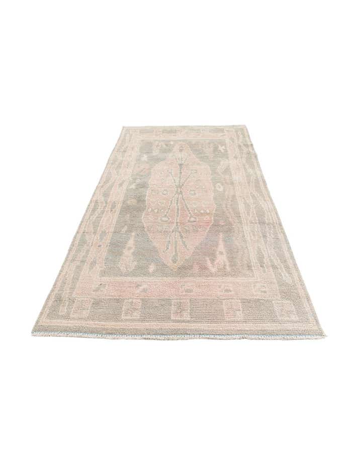 4' 10 x 8' Hand Knotted Moroccan Wool Rug