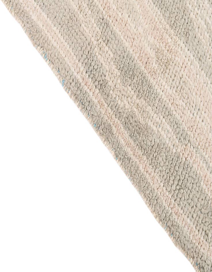 Detail image of 4' 10 x 8'  Hand Knotted Moroccan Wool Rug