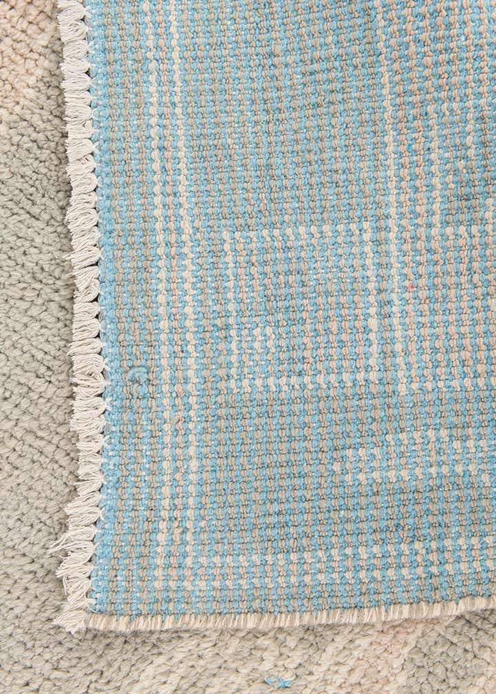 4' 10 x 8' Hand Knotted Moroccan Wool Rug