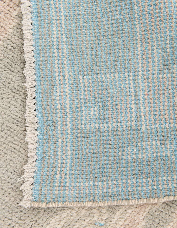Detail image of 4' 10 x 8'  Hand Knotted Moroccan Wool Rug