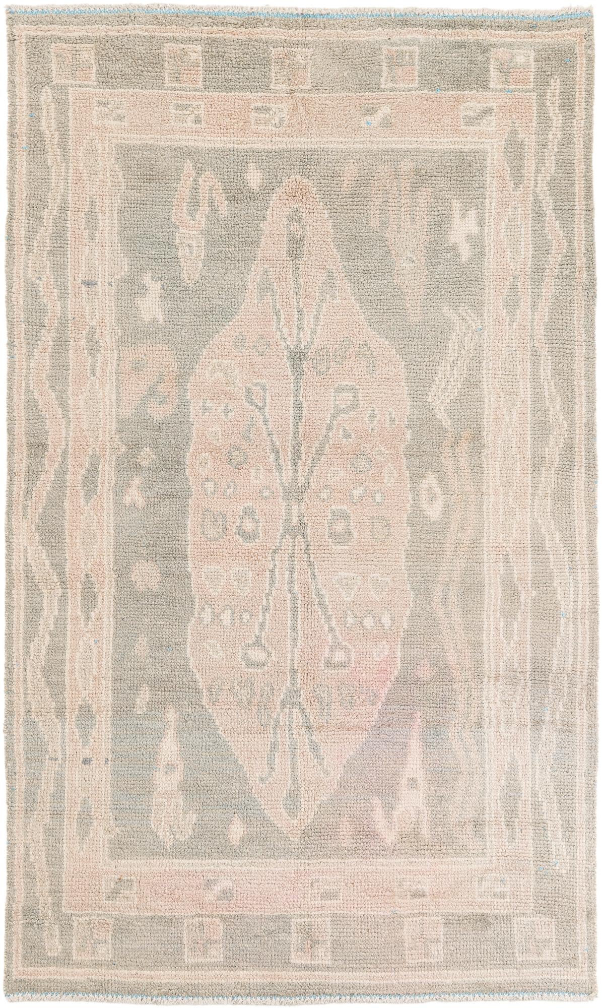 4' 10 x 8' Hand Knotted Moroccan Wool Rug