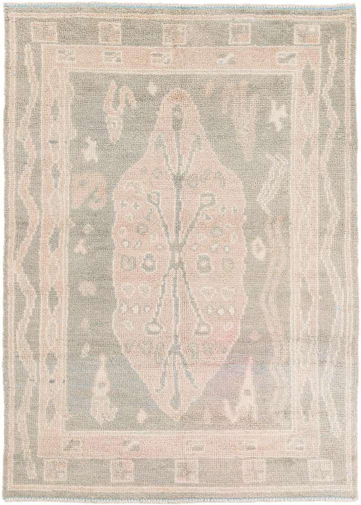 4' 10 x 8' Hand Knotted Moroccan Wool Rug