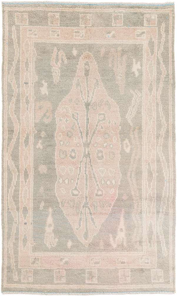 4' 10 x 8' Hand Knotted Moroccan Wool Rug