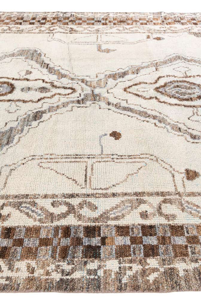7' 10 x 10' 5 Hand Knotted Moroccan Wool Rug