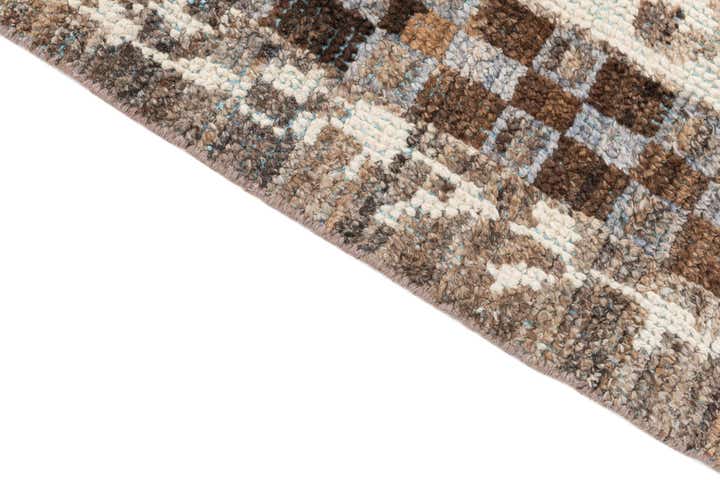 7' 10 x 10' 5 Hand Knotted Moroccan Wool Rug