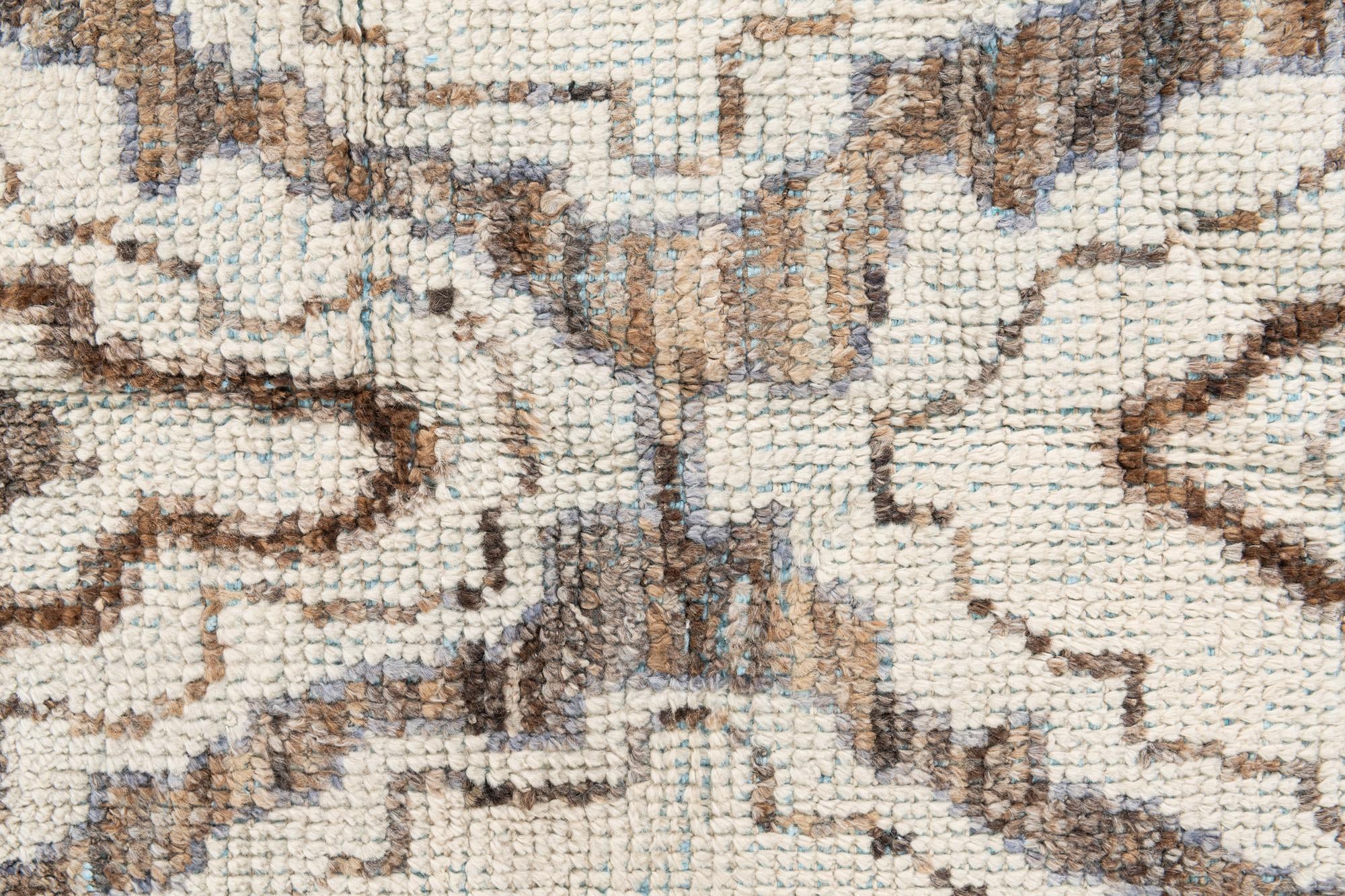 7' 10 x 10' 5 Hand Knotted Moroccan Wool Rug