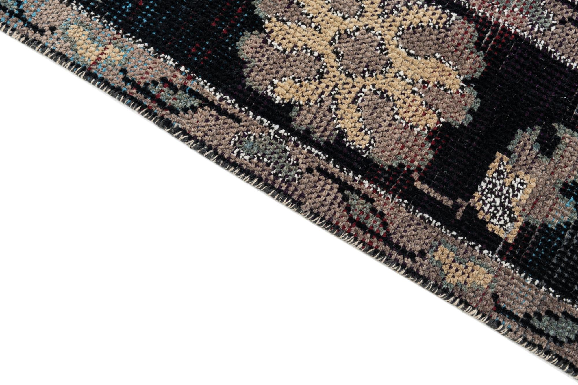 8' 7 x 11' 10 Hand Knotted Moroccan Wool Rug