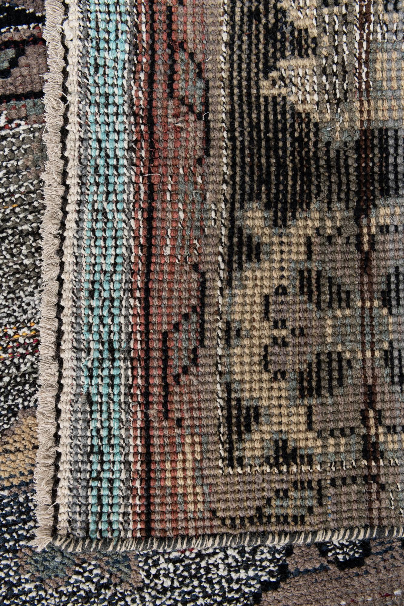 8' 7 x 11' 10 Hand Knotted Moroccan Wool Rug
