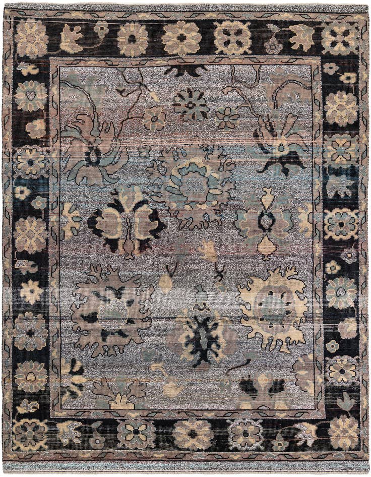 Detail image of 8' 7 x 11' 10 Hand Knotted Moroccan Wool Rug