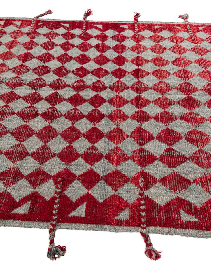 Detail image of 5' x 7' 4  Hand Knotted Moroccan Wool Rug