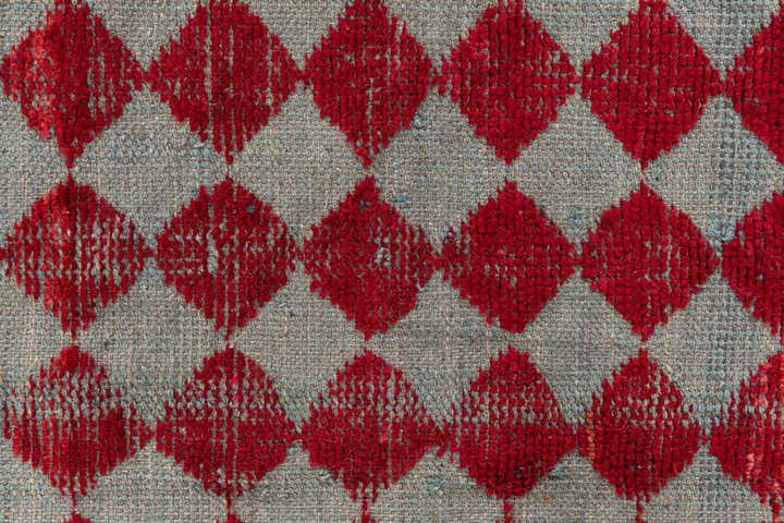 5' x 7' 4 Hand Knotted Moroccan Wool Rug