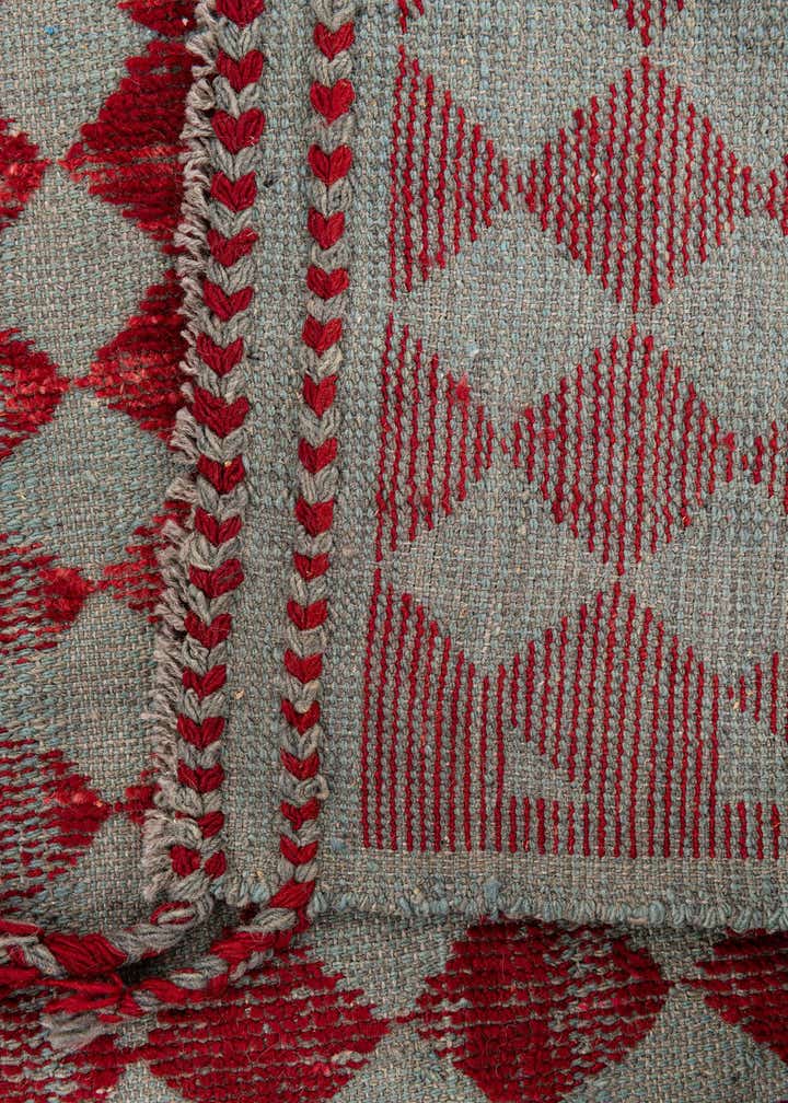 5' x 7' 4 Hand Knotted Moroccan Wool Rug