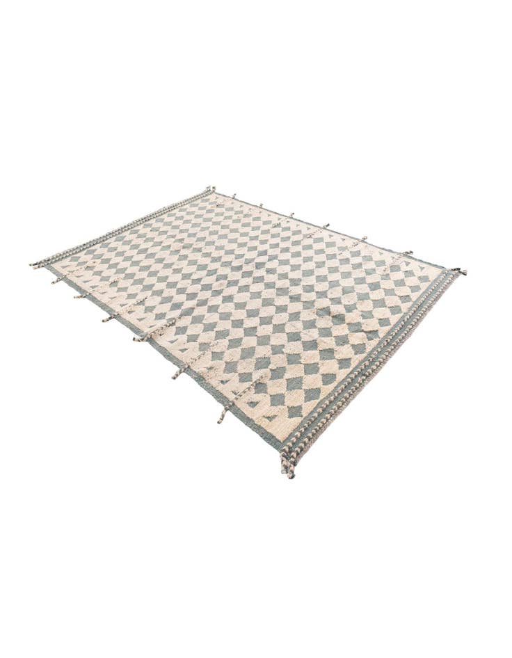 Detail image of 5' 1 x 7' 3  Hand Knotted Moroccan Wool Rug