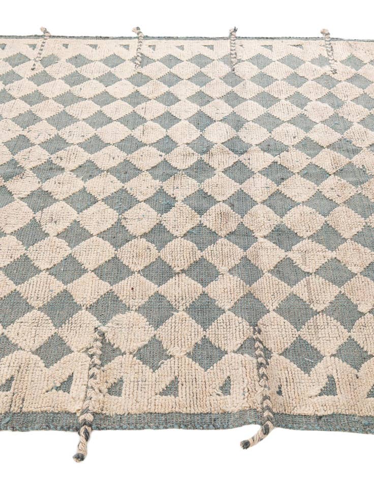 Detail image of 5' 1 x 7' 3  Hand Knotted Moroccan Wool Rug