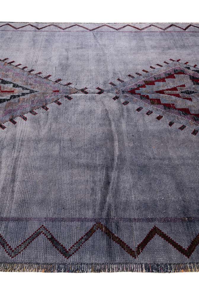9' x 12' Hand Knotted Moroccan Wool Rug