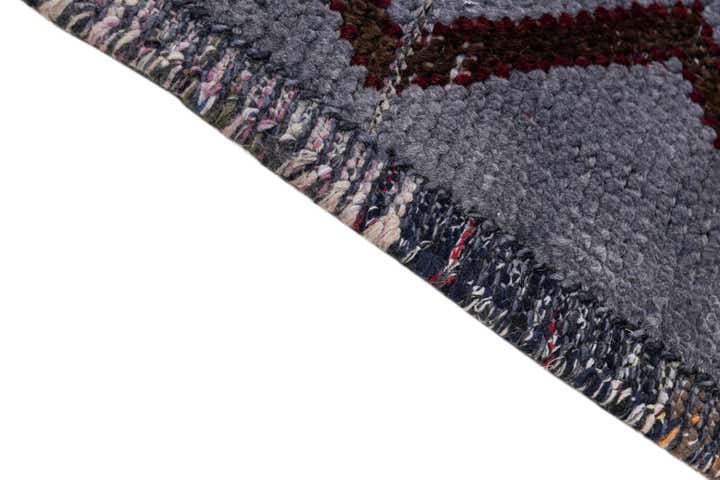 9' x 12' Hand Knotted Moroccan Wool Rug