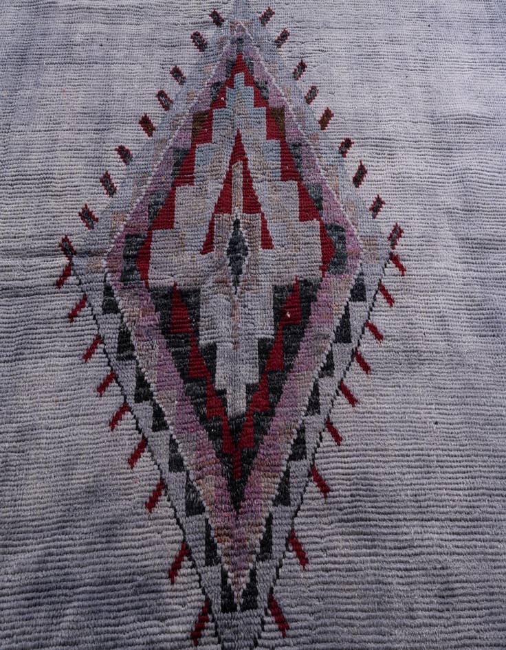 Detail image of 9' x 12' Hand Knotted Moroccan Wool Rug