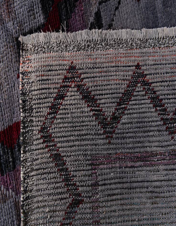 Detail image of 9' x 12' Hand Knotted Moroccan Wool Rug