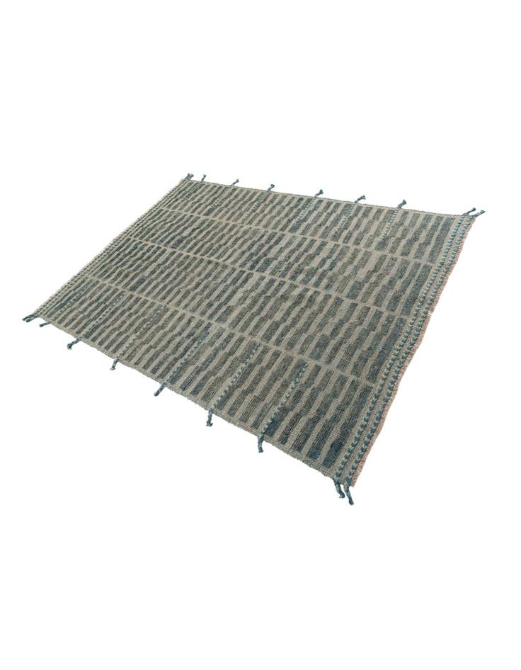 Detail image of 5' 2 x 7'  Hand Knotted Moroccan Wool Rug