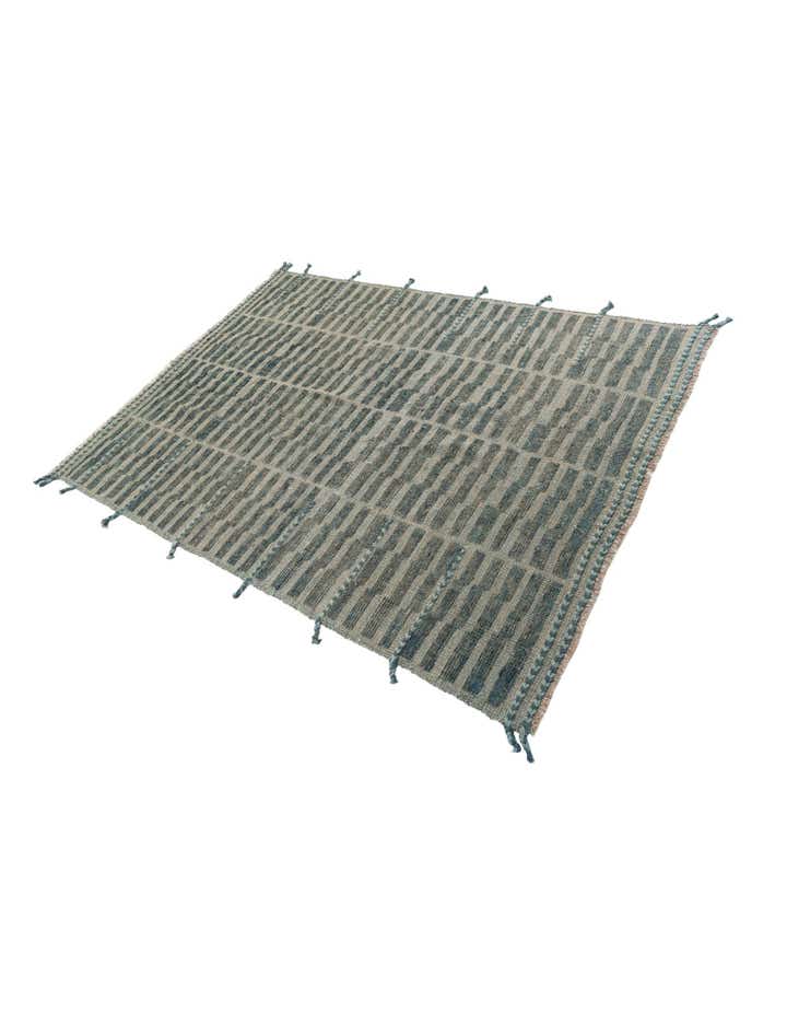 5' 2 x 7' Hand Knotted Moroccan Wool Rug