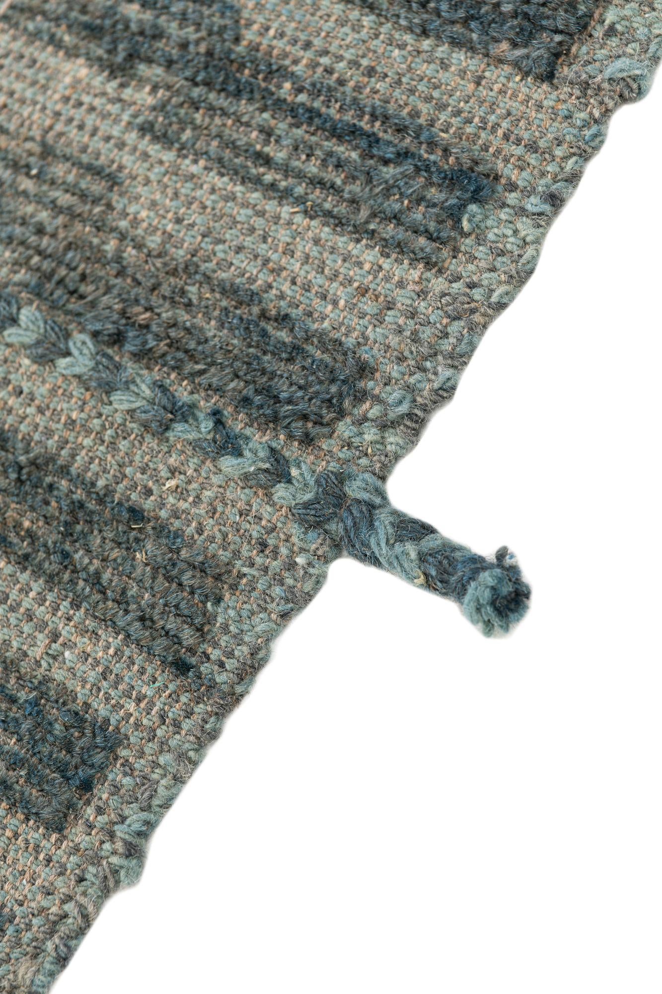 5' 2 x 7' Hand Knotted Moroccan Wool Rug