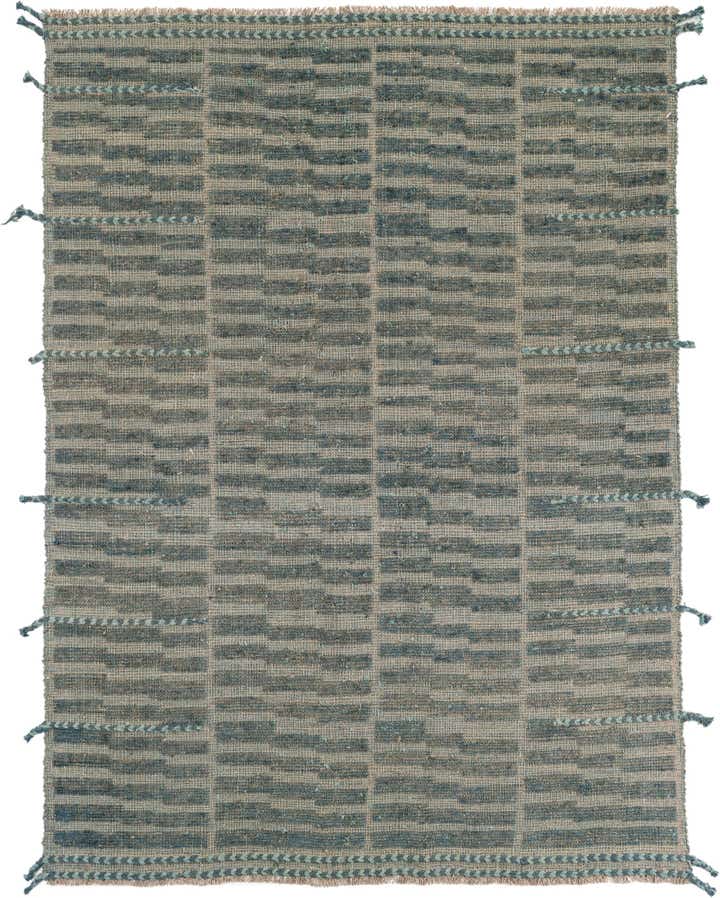 5' 2 x 7' Hand Knotted Moroccan Wool Rug