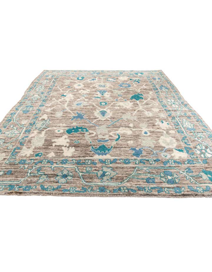 8' 3 x 12' 1 Hand Knotted Moroccan Wool Rug