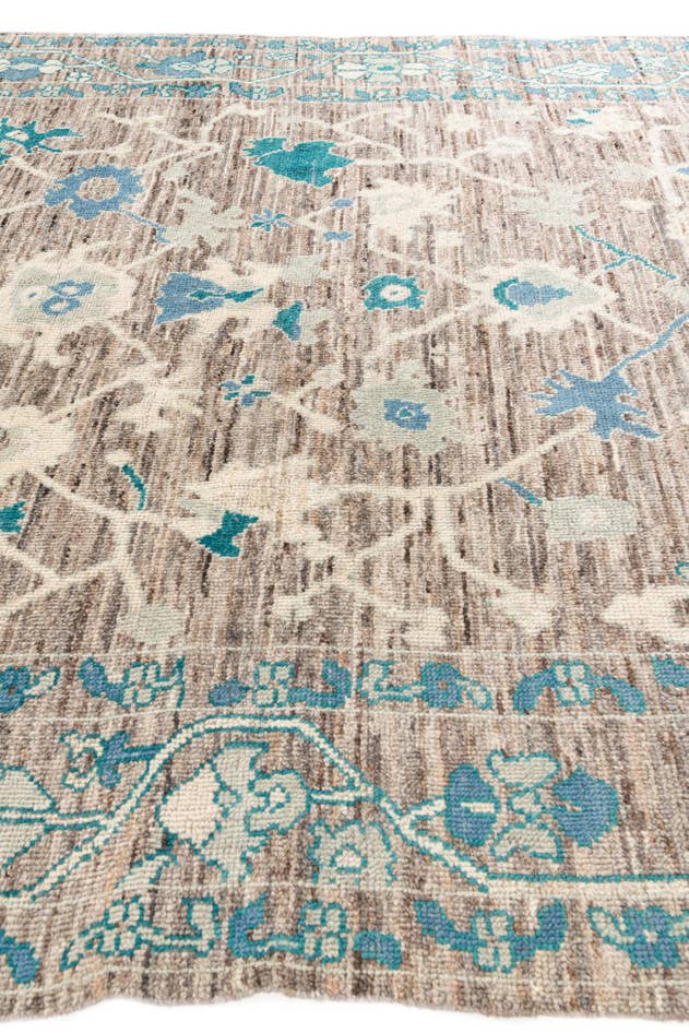 Detail image of 8' 3 x 12' 1 Hand Knotted Moroccan Wool Rug