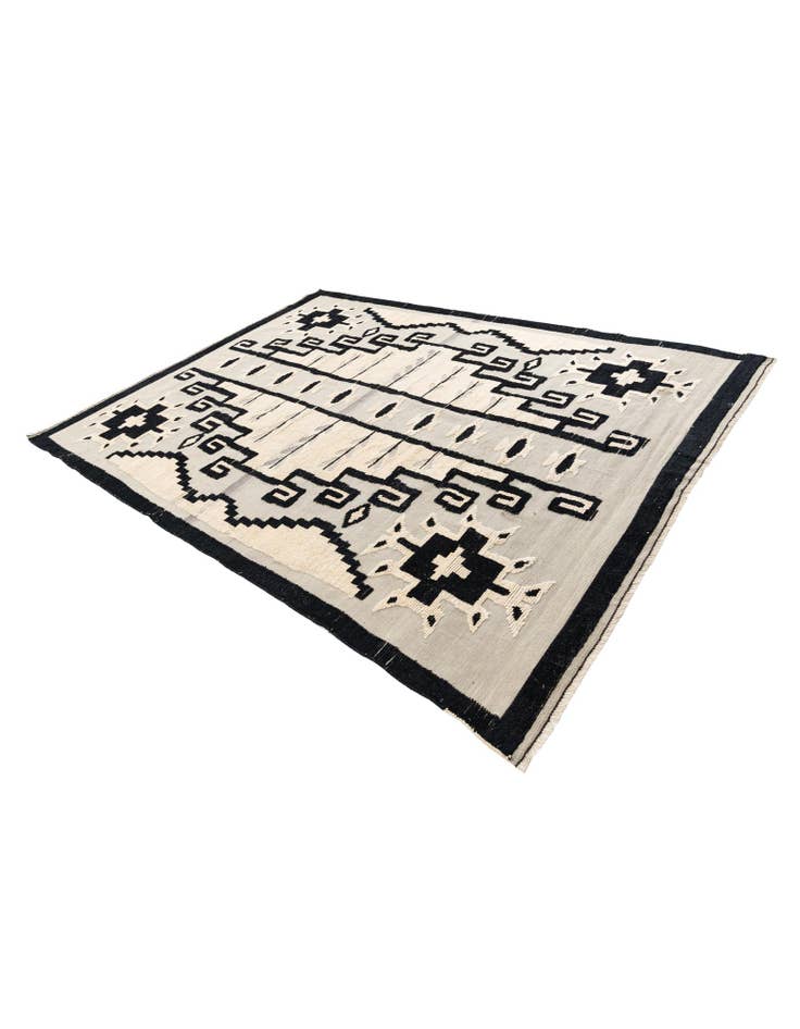 Detail image of 7' 10 x 10' 7  Hand Knotted Moroccan Wool Rug