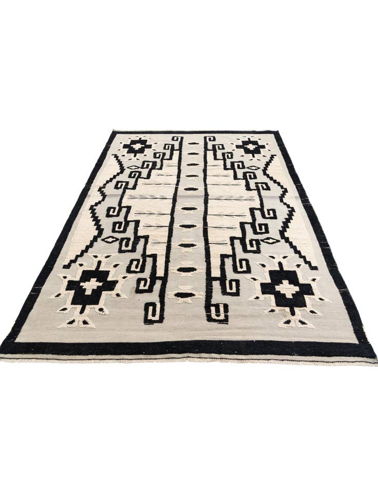 Detail image of 7' 10 x 10' 7  Hand Knotted Moroccan Wool Rug