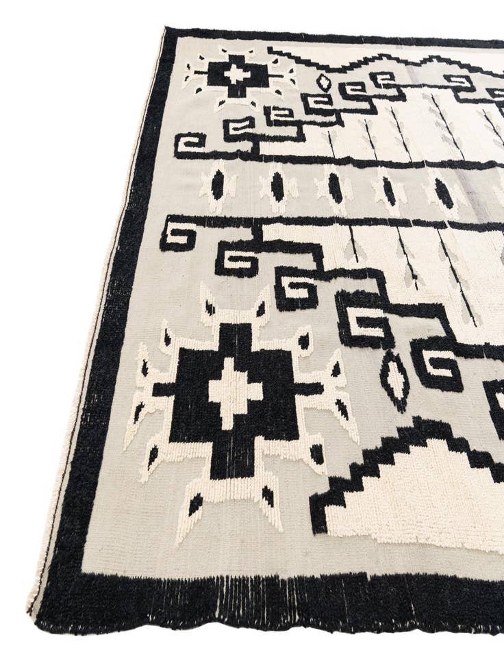 Detail image of 7' 10 x 10' 7  Hand Knotted Moroccan Wool Rug