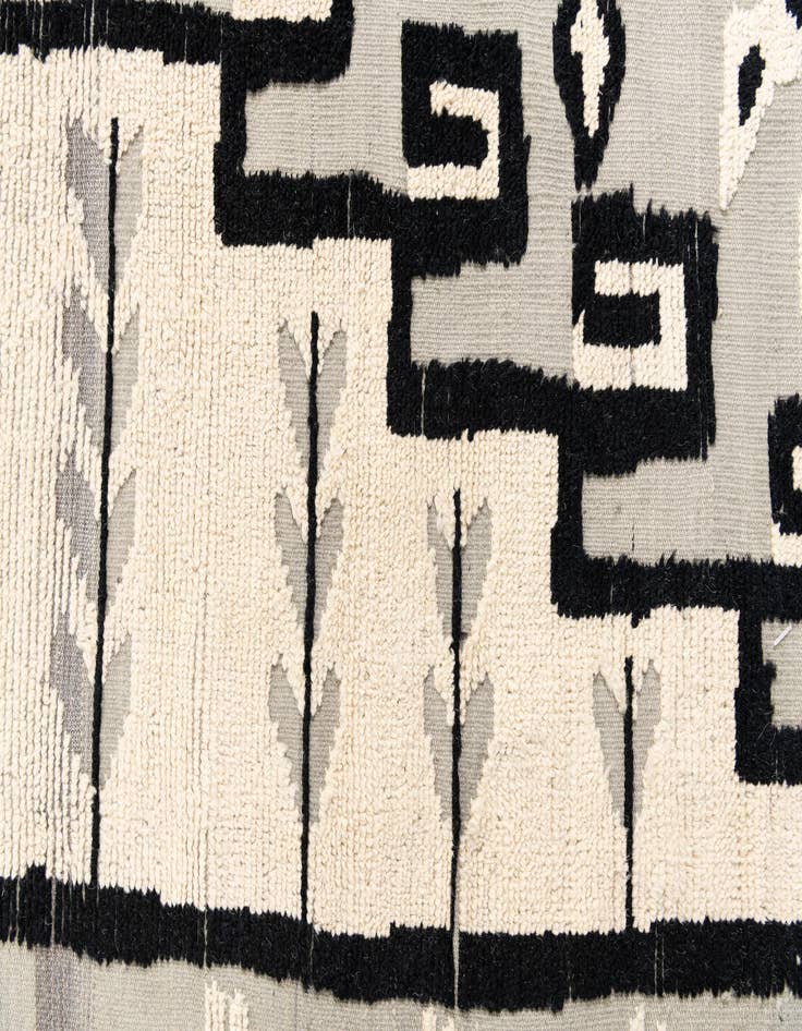 Detail image of 7' 10 x 10' 7  Hand Knotted Moroccan Wool Rug