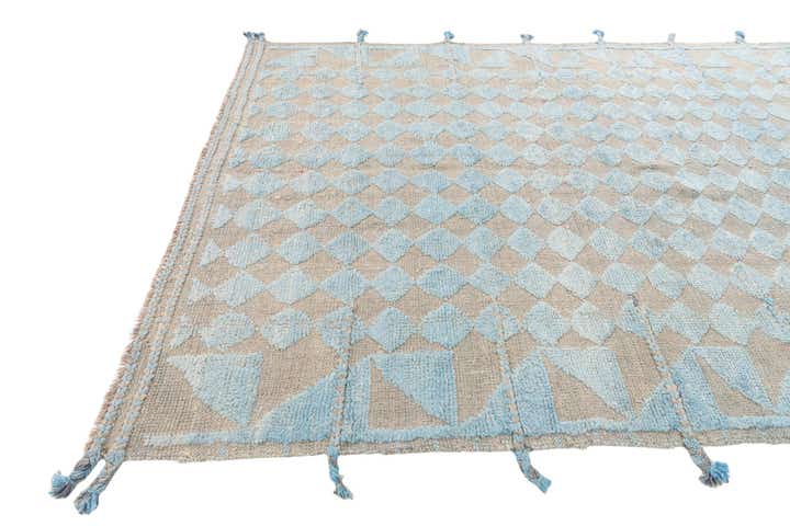 5' 2 x 7' 1 Hand Knotted Moroccan Wool Rug