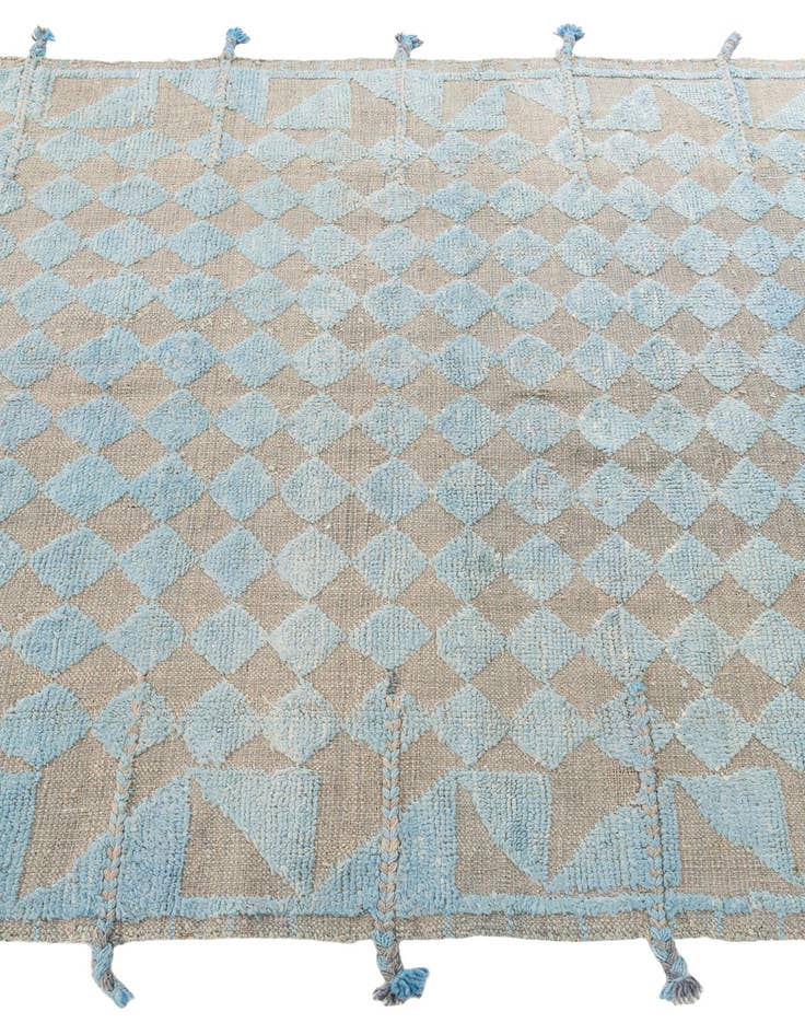 Detail image of 5' 2 x 7' 1  Hand Knotted Moroccan Wool Rug