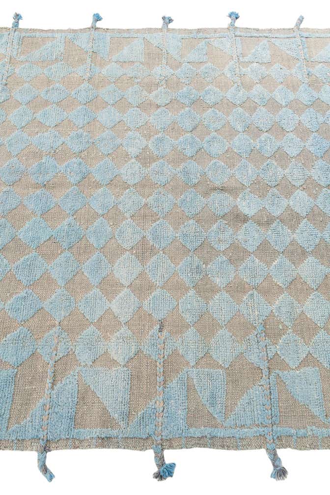 5' 2 x 7' 1 Hand Knotted Moroccan Wool Rug