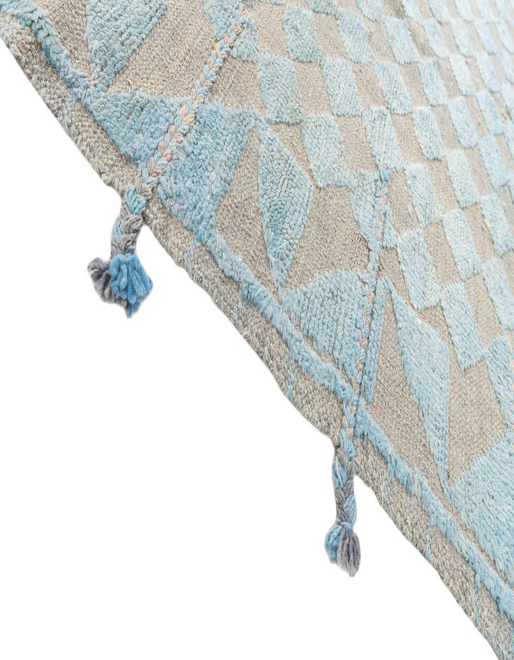 Detail image of 5' 2 x 7' 1  Hand Knotted Moroccan Wool Rug