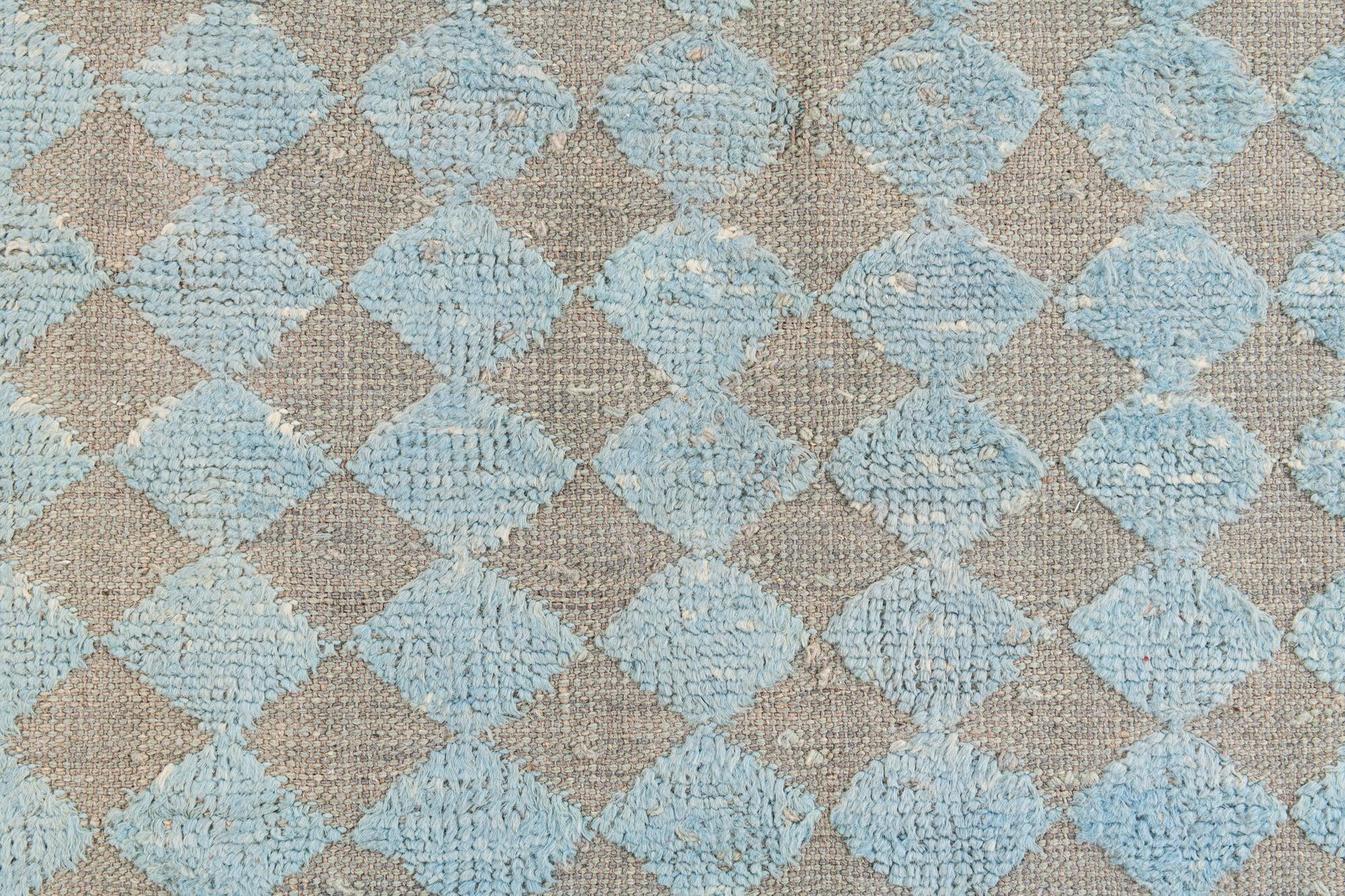 5' 2 x 7' 1 Hand Knotted Moroccan Wool Rug