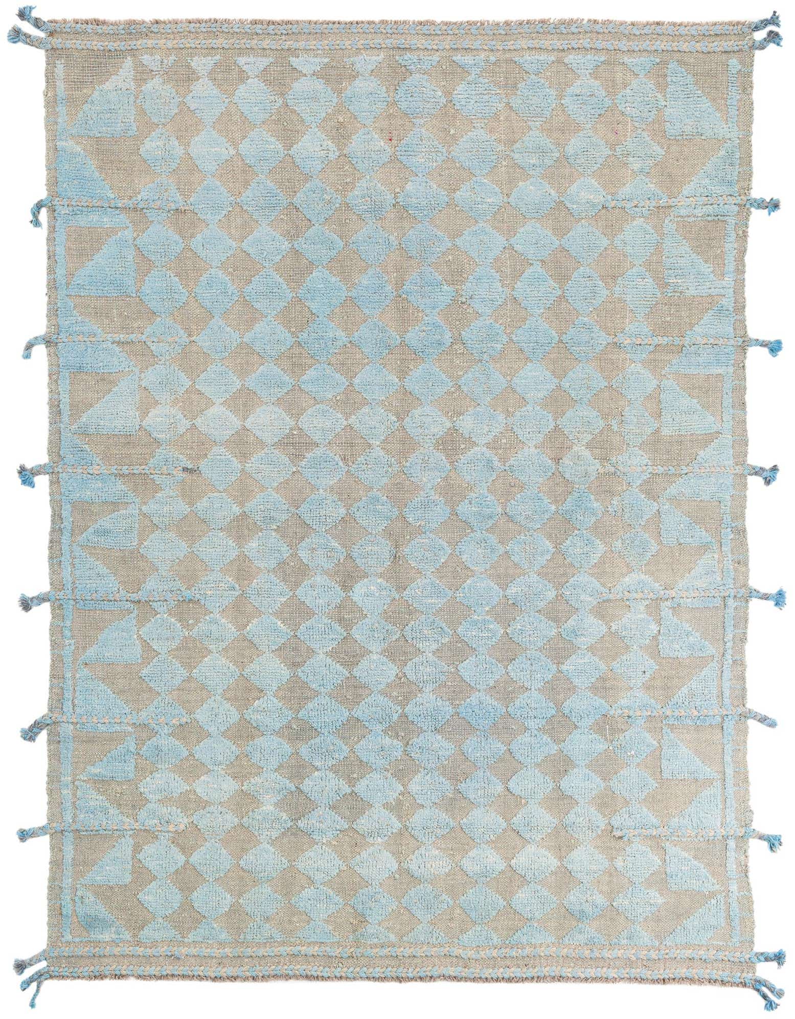 5' 2 x 7' 1 Hand Knotted Moroccan Wool Rug