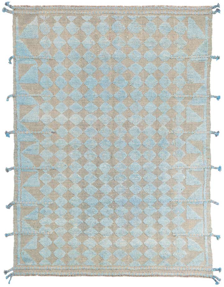 5' 2 x 7' 1 Hand Knotted Moroccan Wool Rug