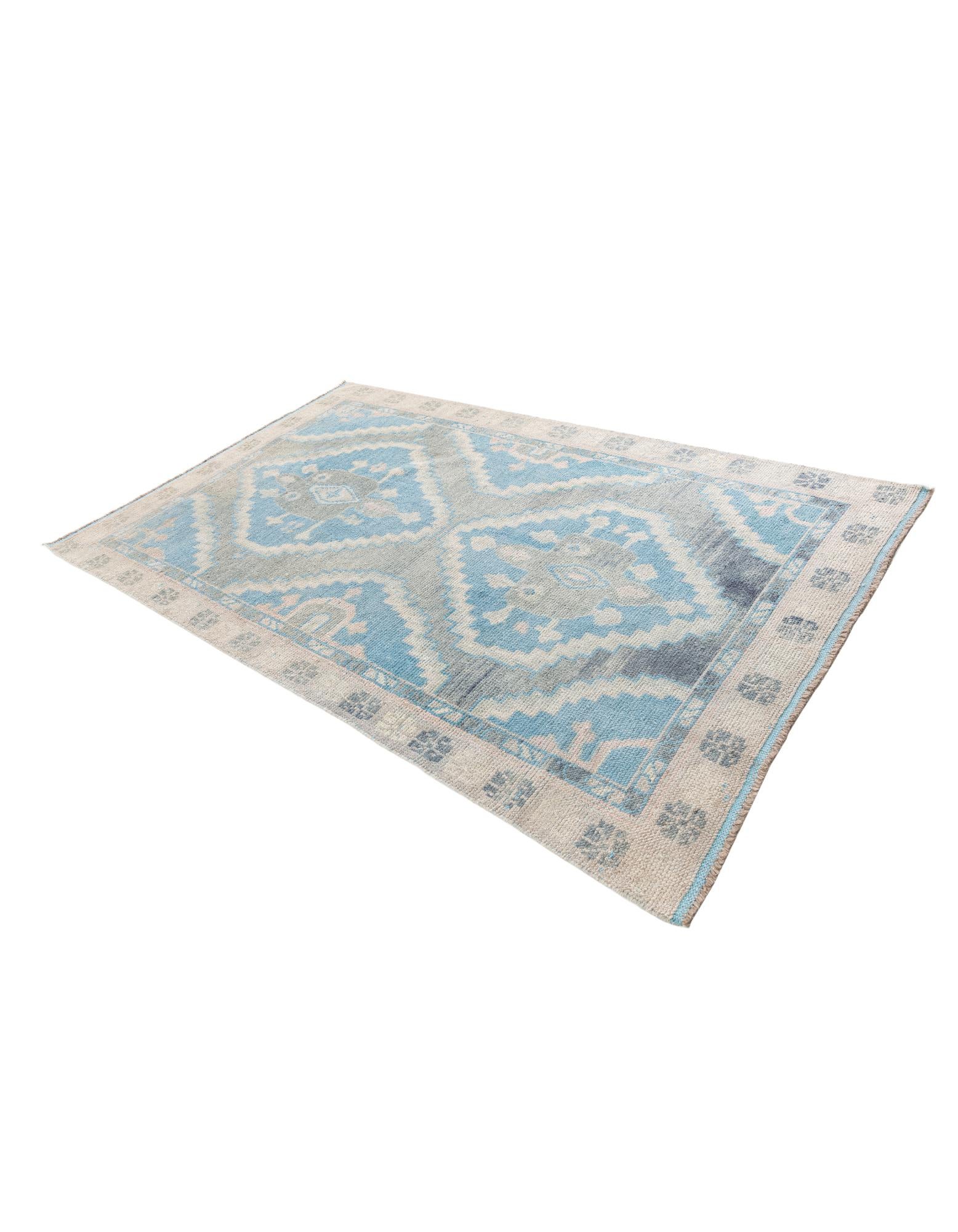 6' 7 x 9' 7 Hand Knotted Moroccan Wool Rug