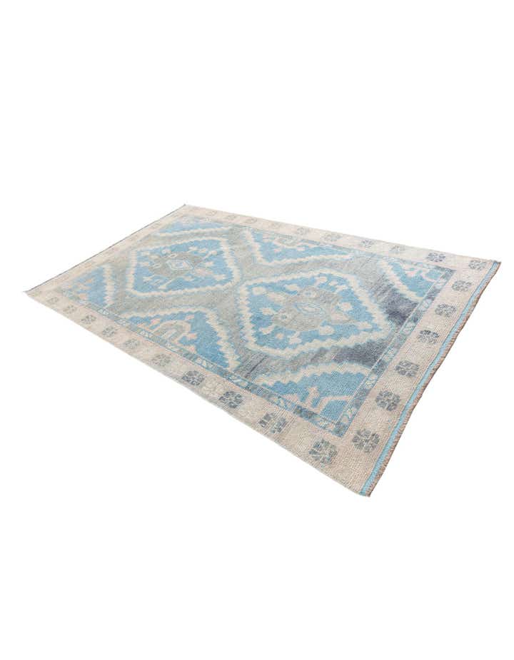 6' 7 x 9' 7 Hand Knotted Moroccan Wool Rug