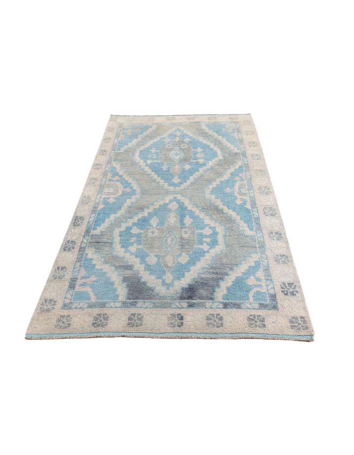 6' 7 x 9' 7 Hand Knotted Moroccan Wool Rug