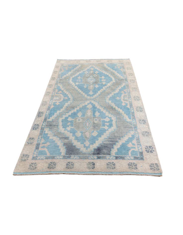 Detail image of 6' 7 x 9' 7 Hand Knotted Moroccan Wool Rug
