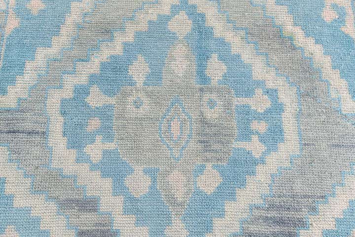 6' 7 x 9' 7 Hand Knotted Moroccan Wool Rug