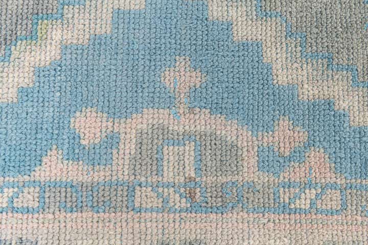 6' 7 x 9' 7 Hand Knotted Moroccan Wool Rug