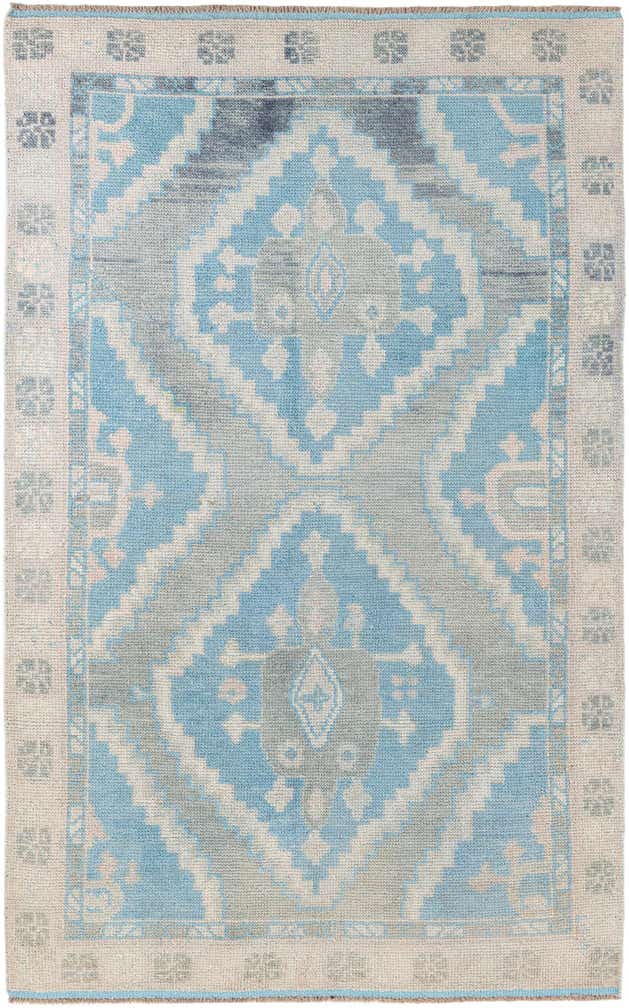 6' 7 x 9' 7 Hand Knotted Moroccan Wool Rug